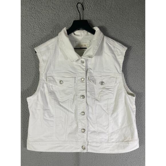 Patriotic Eagle Flag Patchwork Vest 3XL Men’s Denim Look USA Military Veteran - Picture 11 of 12